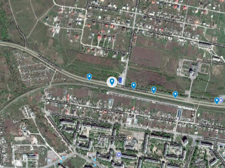 Билборд/Щит, Запорожье, 138_Заорожье_ул.Тиражная 60м от выезда в п.Солнечный-выезд из города