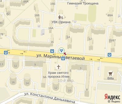Білборд/Щит, Київ, Цвєтаєвої М. вул., 14