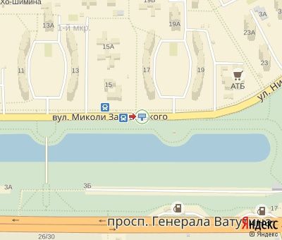 Білборд/Щит, Київ, Закревського М. вул., 17 (напроти)