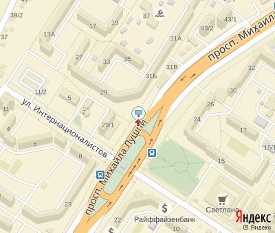 Билборд/Щит, Сумы, Лушпи пр., 29 (ресторан "La Specia" ,300 м. до ТРЦ "Атріум")
