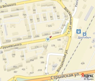 Білборд/Щит, Дрогобич, Грушевського вул.,170 (перед "Ощадбанком")В центр