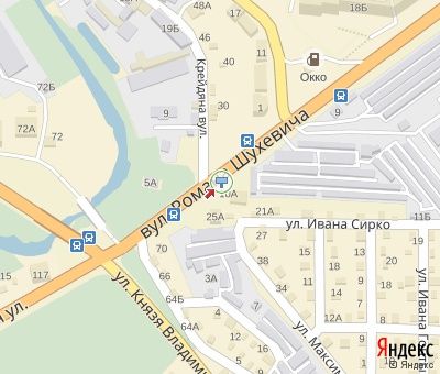 Білборд/Щит, Рівне, Шухевича вул. - Крейдяна вул.(200 м. до АЗС "ОККО")