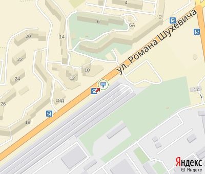 Билборд/Щит, Ровно, Шухевича вул., (зупинка транспорта, напроти "Приватбанк", 400 м. до "Novus")