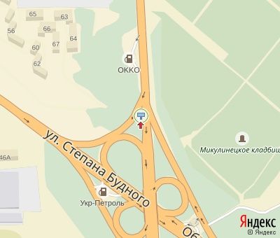 Білборд/Щит, Тернопіль, Микулинецька вул., - Будного С. вул.