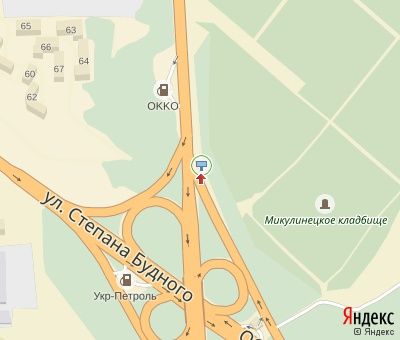 Білборд/Щит, Тернопіль, Микулинецька вул., за транспортною розв'язкою (200 м. до АЗС "ОККО") лівий