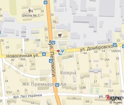 Билборд/Щит, Житомир, Домбровського вул., 2 (Ощадбанк, VAB, Екомаркет)