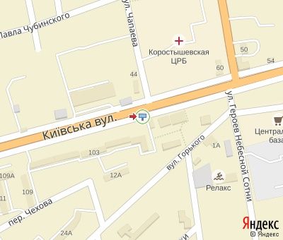 Билборд/Щит, Коростышев, Київська вул., 103