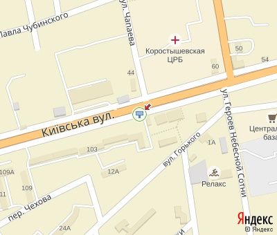 Билборд/Щит, Коростышев, Київська вул., 103