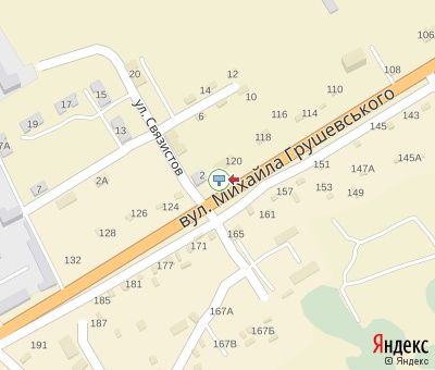 Билборд/Щит, Коростень, Грушевського вул., 122