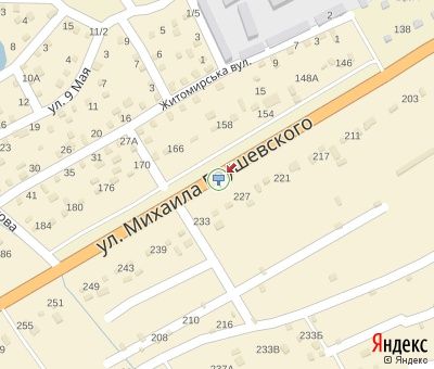 Билборд/Щит, Коростень, Грушевського вул.,233