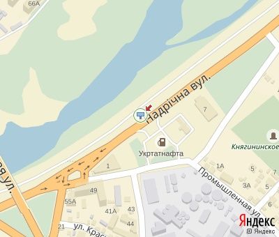 Билборд/Щит, Ивано-Франковск, Надрічна вул., перед вул.Галицкої (напроти АЗС "Fortuna", 100 м. супермаркет "Пакко")