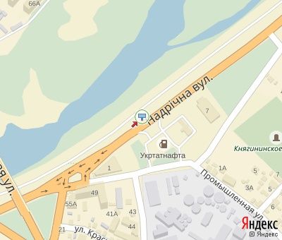 Билборд/Щит, Ивано-Франковск, Надрічна вул., от ул.Галицкая (напроти АЗС "Fortuna". К СТО " BMW ")