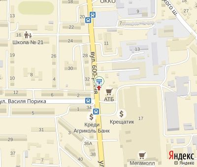 Билборд/Щит, Винница, 600-річчя вул. (до ТЦ" Мегамолл" "Comfy") з центру