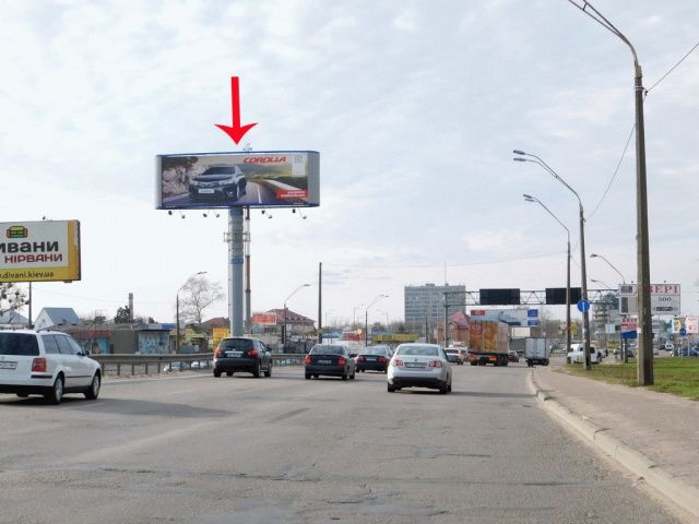 Суперсайт/Мегаборд, Київ, Кільцева дорога 20, до Курбаса пр-т, Перемоги пр-т, від Одеської пл.