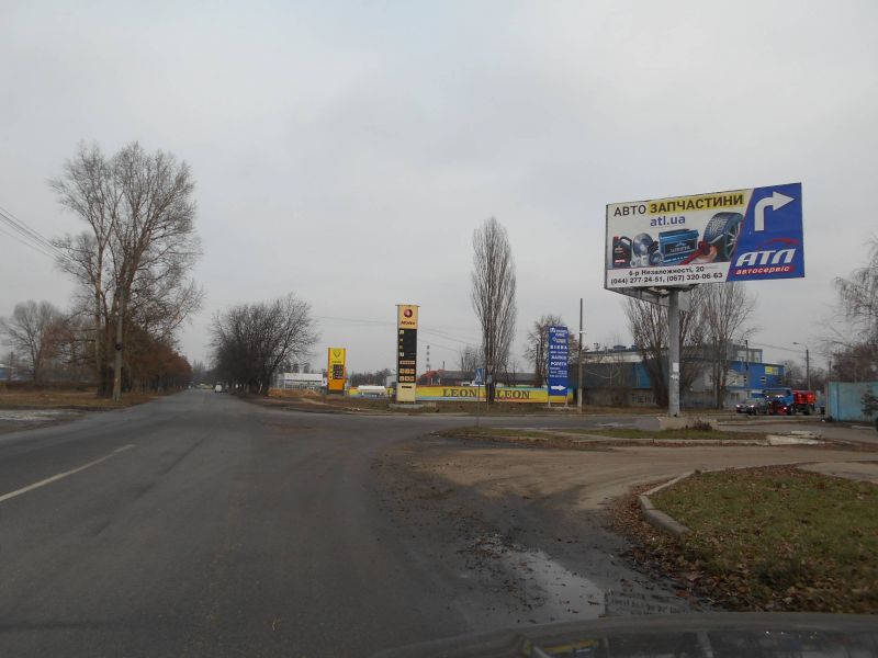 Билборд/Щит, Бровары, м.Бровари, бул. Незалежності, (перетин з вул.Металургів)