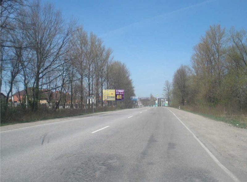 Білборд/Щит, Траси, Калуське шосе (знак Угринів)             перед WOG      виїзд