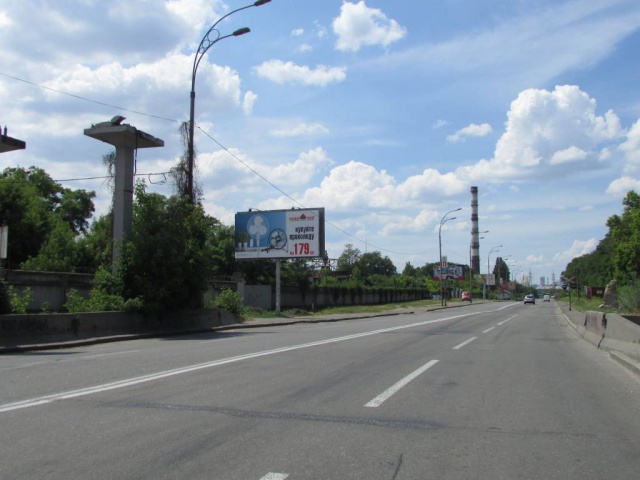 Билборд/Щит, Киев, Електриків, 24 (навпроти залізнична зупинка "станція Оболонь")