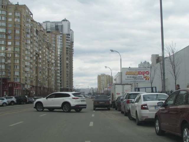 Билборд/Щит, Киев, Микільсько-Слобідська, 4-В (Міжнародний Виставковий Центр)