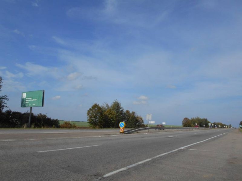 Билборд/Щит, Трассы, траса М-05 Київ-Одеса, км 100+970 право, за 90м до повороту на с. Бикова Гребля