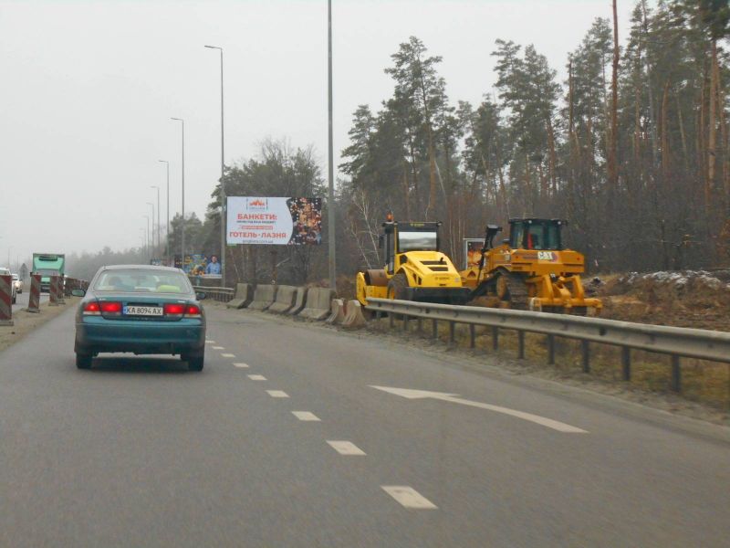 Билборд/Щит, Трассы, c. Віта-Поштова, траса М-05 Київ-Одеса, км 22+410 право, через 370м після повороту на Боярку