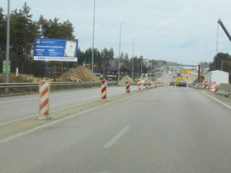 Билборд/Щит, Трассы, c. Віта-Поштова, траса М-05 Київ-Одеса, км 22+410 право, за 370м до повороту на Боярку