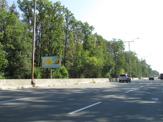 Билборд/Щит, Киев, Велика Кільцева дорога, після 1500 метрів руху від Гостомельського шосе, ліворуч