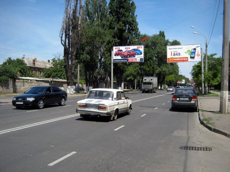 Билборд/Щит, Одесса, Люстдорфская дорога - Багрицкого (В), в центр