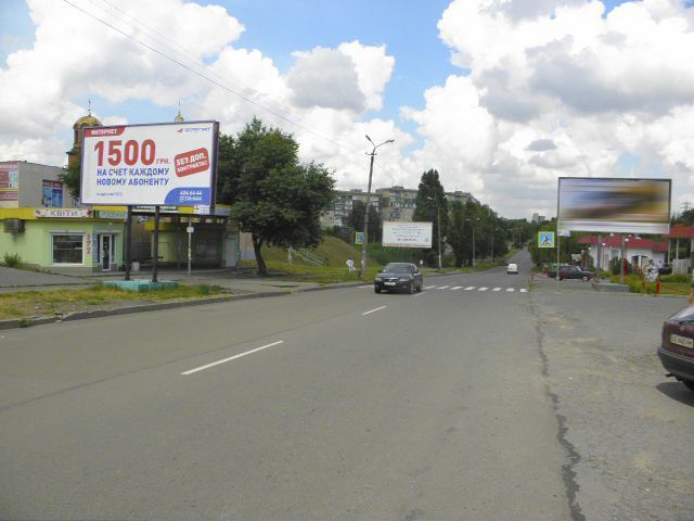 Білборд/Щит, Кривий Ріг, мкр. Сонячний,  60/1  (ТЦ "Сонячний", ст. СТ "Жовтнева"), до мкр. Горняцкий