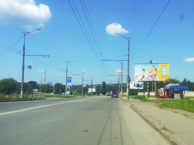 Білборд/Щит, Кривий Ріг, мкр. 7-й Зарічний, Десантна вул., 1а ( АЗС "Сентоза", зуп."мкр. Зарічний")