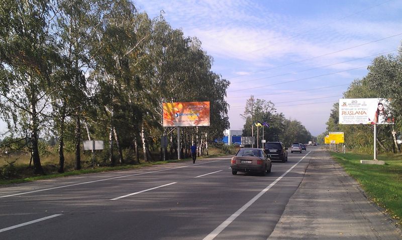 Билборд/Щит, Буча, вул. Нове шосе, км 30+400 (ліворуч), в напрямку з Києва