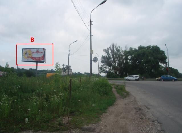 Білборд/Щит, Тернопіль, вул. Будного - поворот на центральний ринок (зправа)