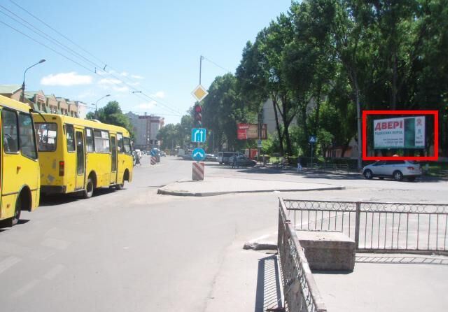 Білборд/Щит, Тернопіль, вул. Живова -  автовокзал