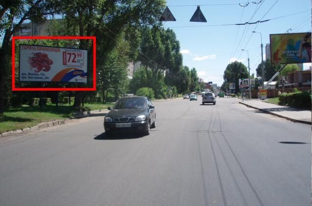 Білборд/Щит, Тернопіль, вул. Живова - навпроти ТРЦ "ОРНАВА"