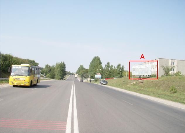 Білборд/Щит, Тернопіль, вул. Бродівська 3 А (з міста) в Білій