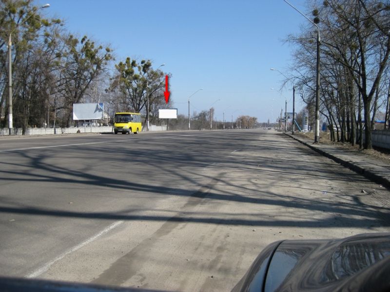 Білборд/Щит, Житомир, вул.Київське шосе 45 (виїзд на Київ з Житомира) ст.Б