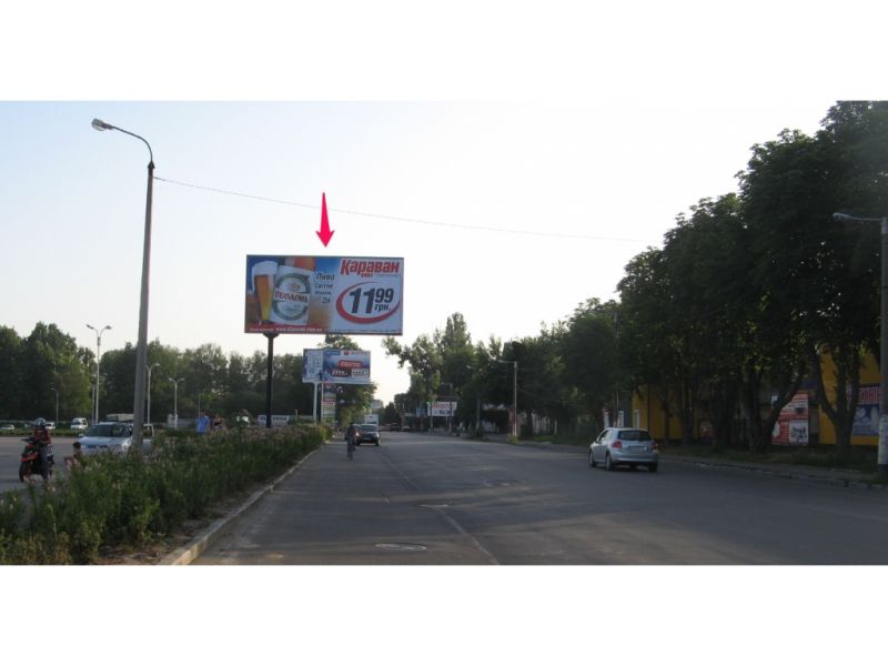 Білборд/Щит, Житомир, вул.Грушевського 77 (ТРЦ Глобал, м-т АШАН) ст.Б