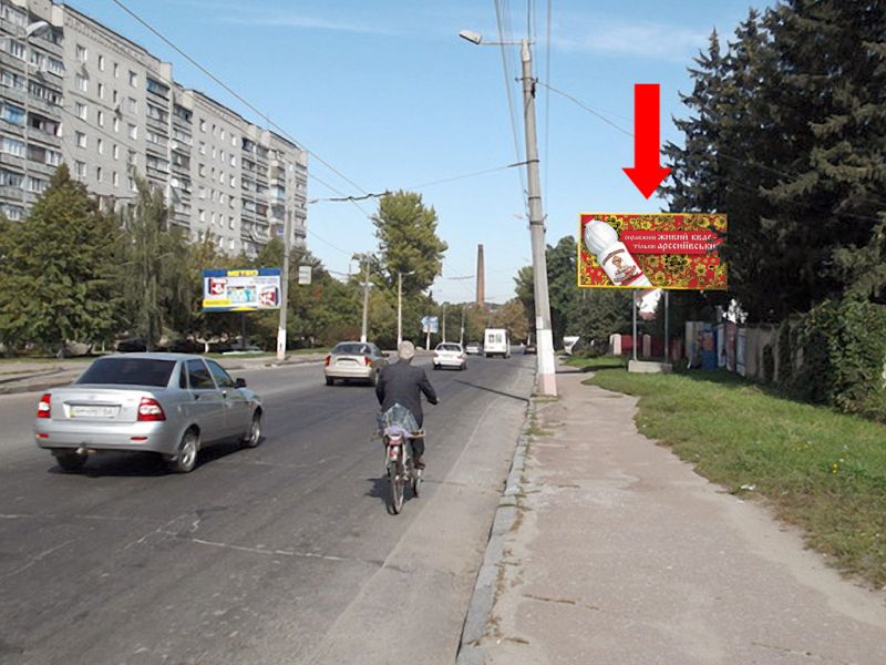 Билборд/Щит, Житомир, Покровська вул. (кол. Щорса вул.), 112, біля АЗС "Народна"