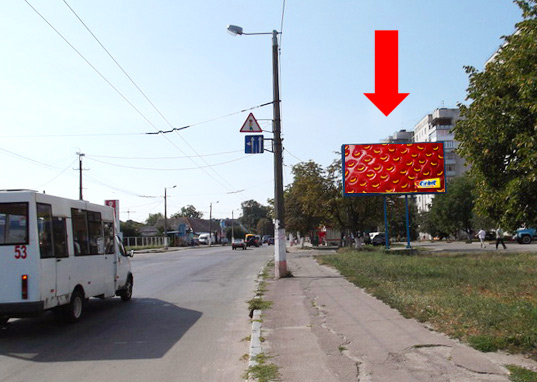 Билборд/Щит, Житомир, Покровська вул. (кол. Щорса вул.), 151, біля супермаркету "Квара"