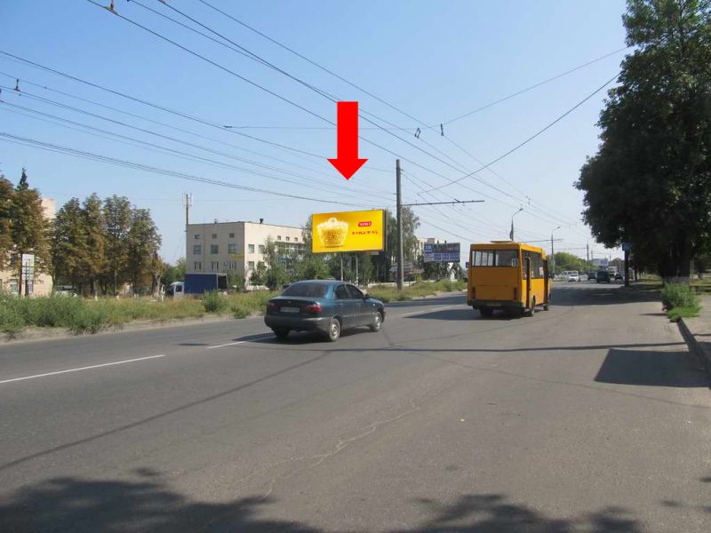 Билборд/Щит, Сумы, Білопольський шлях вул., 22, біля ДАІ, в центр