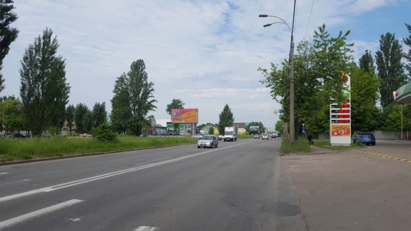 Білборд/Щит, Київ, вул.Стеценка - АЗС "WOG", напроти АЗС "AMIC"