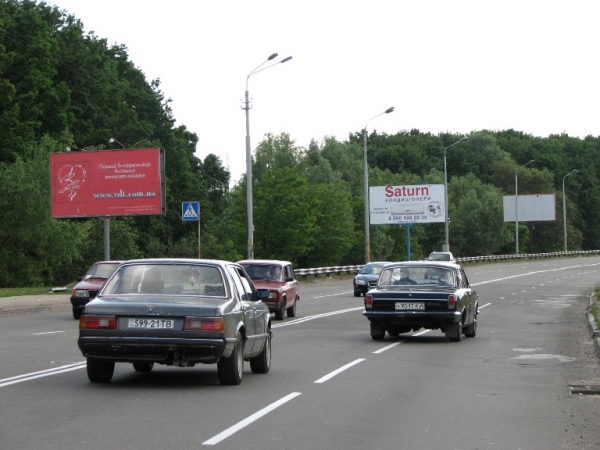 Білборд/Щит, Київ, просп. Повітрофлотський/ а-т Жуляни в напр. Одеської пл.