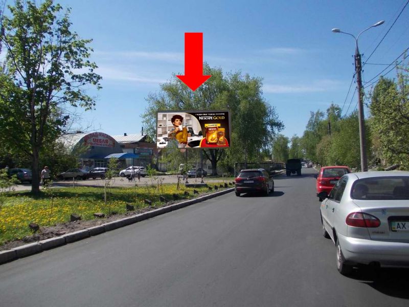 Билборд/Щит, Сумы, 1-а Набережна вул. р. Стрілки, 28, біля Будинку природи, центр