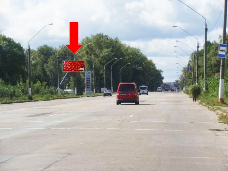 Білборд/Щит, Житомир, Київське шосе, біля АЗС "ОВ", в''їзд в місто