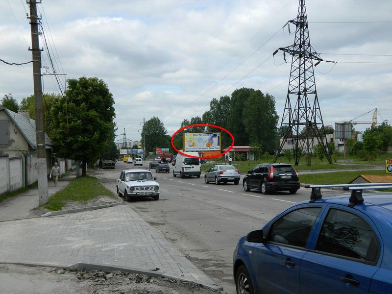 Білборд/Щит, Львів, Вашингтона  за поворотом з Зеленої К 2 А ниж. ТЦ МЕТРО