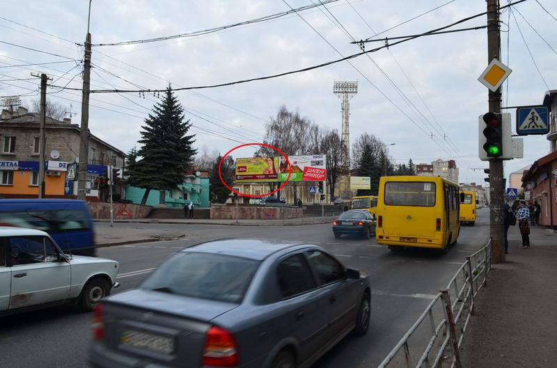 Білборд/Щит, Тернопіль, Бандери (стадіон) місце 2, Б лівий