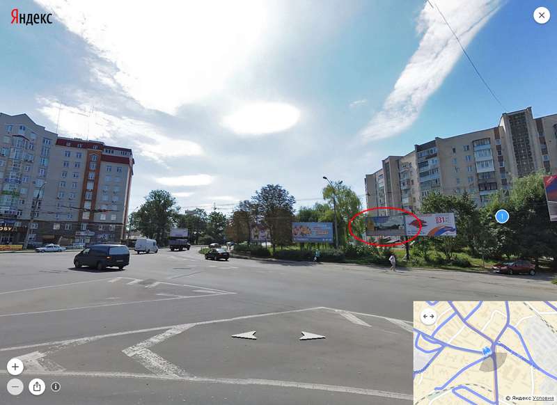 Билборд/Щит, Тернополь, Торговиця (Живова) - Микулинецька ( лівий)