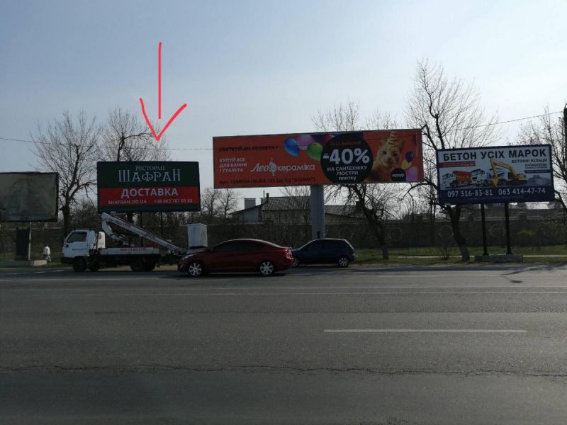 Билборд/Щит, Трассы, Одеса-Южний  17+350