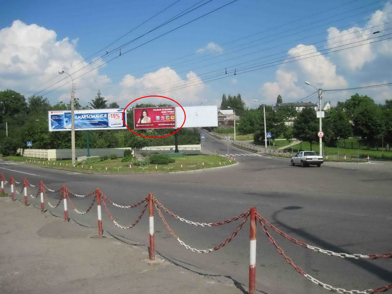 Билборд/Щит, Ровно, Дубенська- Поповича (лівий)