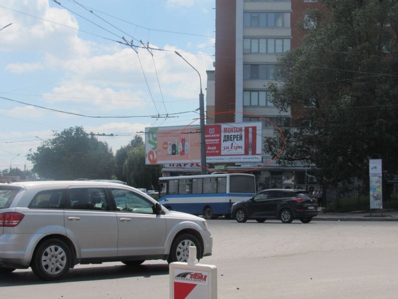 Білборд/Щит, Тернопіль, Бандери -Протасевича -Збаразьке шосе (правий)