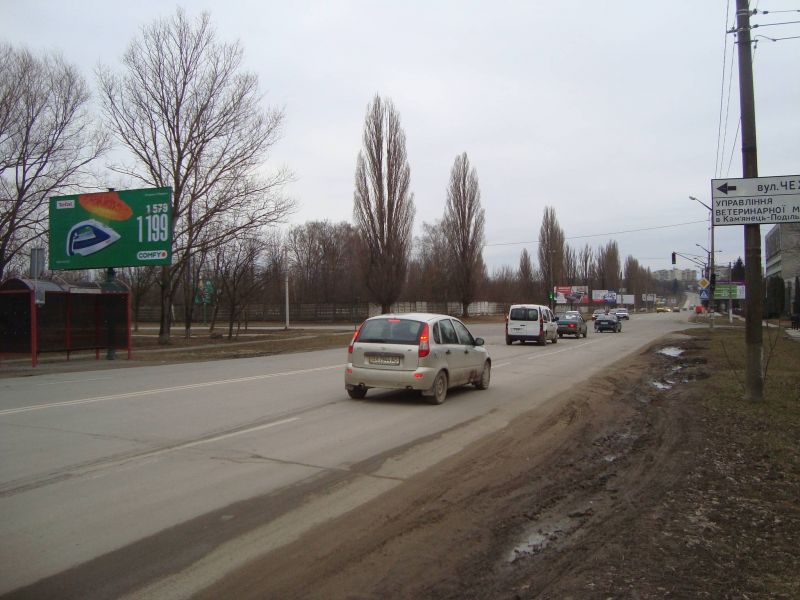 Билборд/Щит, Каменец-Подольский, перехрестя Хмельницьке шосе та вул.Героїв Маріуполя